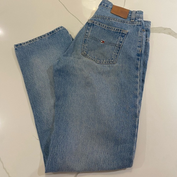 Tommy Hilfiger Denim - Vintage Tommy Hilfiger Tommy Jeans wide leg mid rise 100% cotton denim